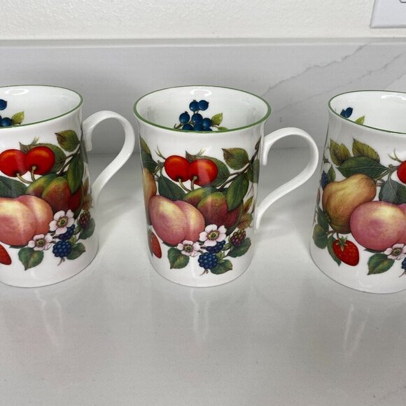 Crown Trent China Harvest Mugs set of 3 - Picture 5 of 6